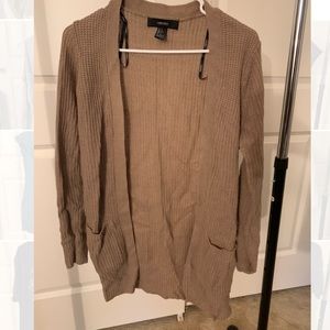 Forever 21 tan cardigan